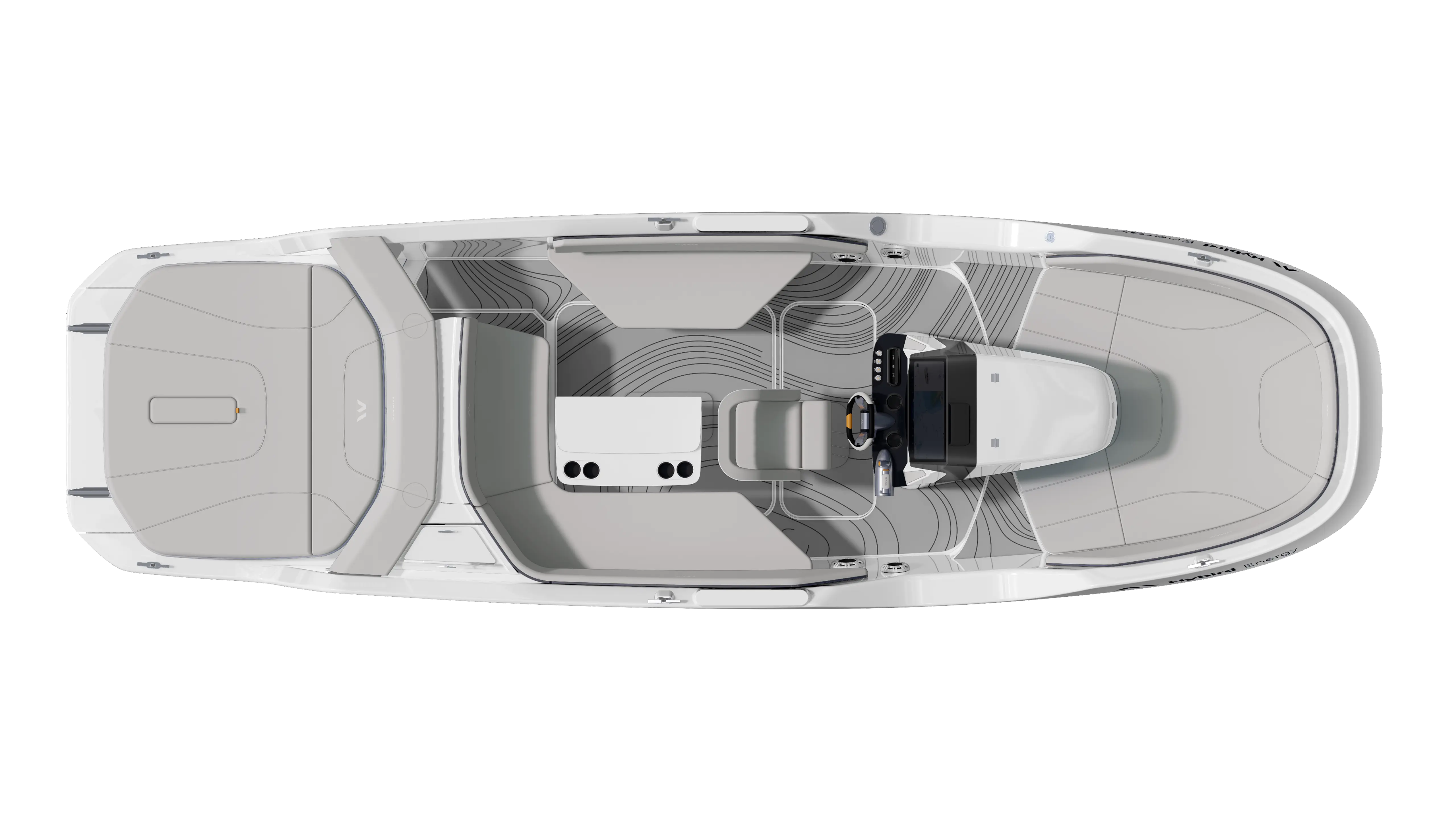MIRAVA private deck and bow detail