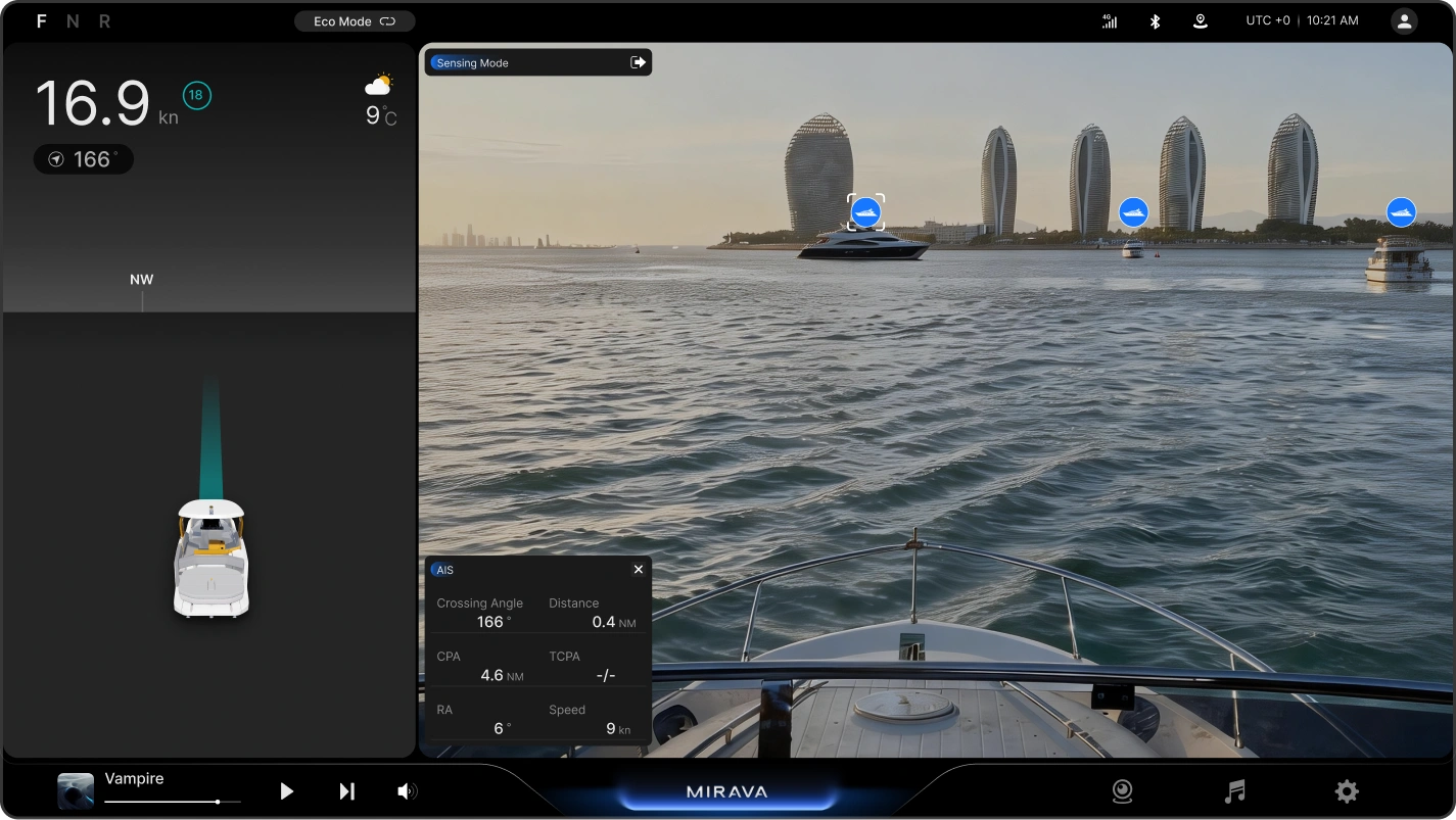 MIRAVA augmented sensing interface