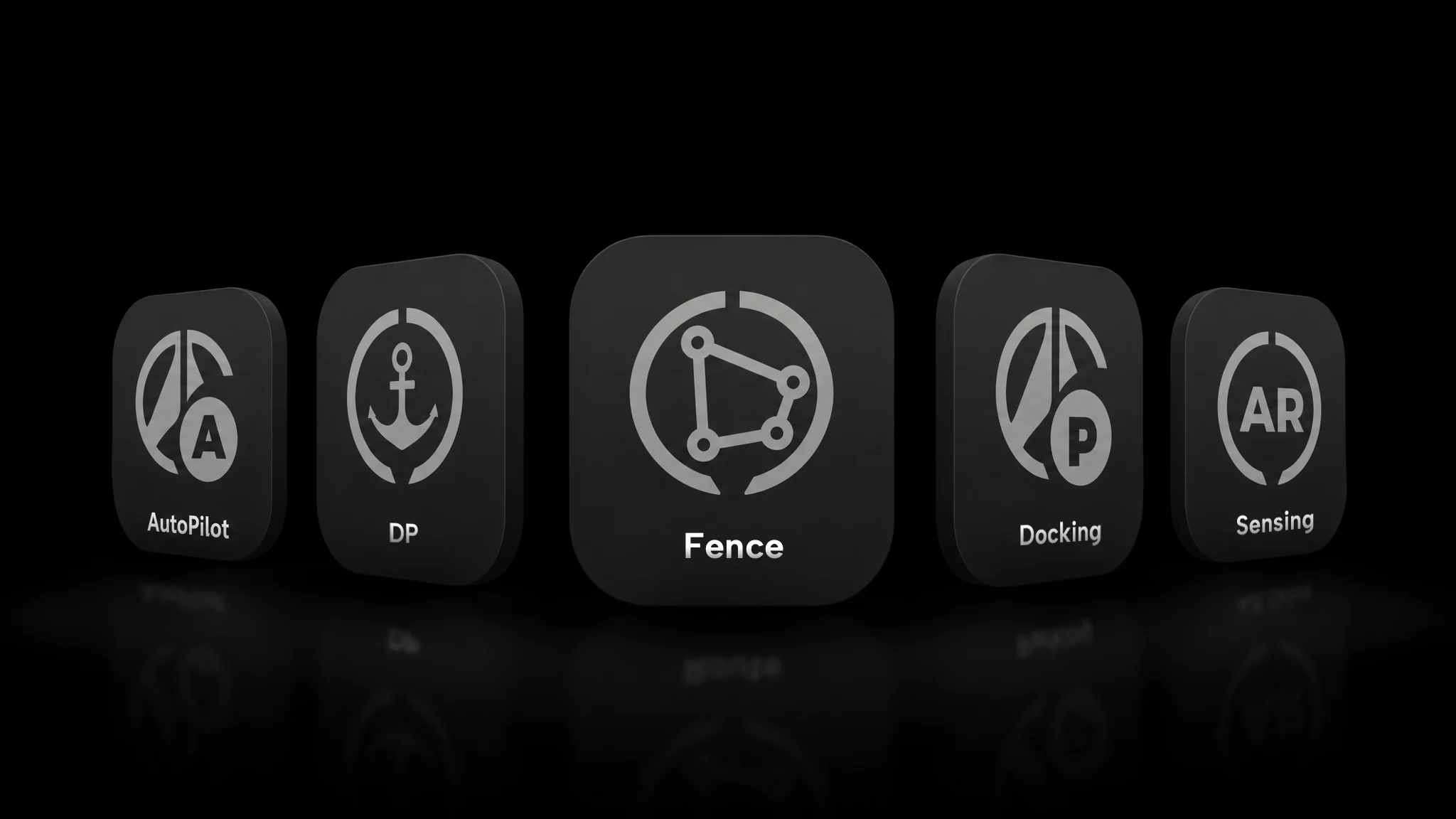 AutoPilot, Dynamic Positioning, Fence, Docking and Sensing modes